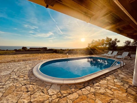 Swimming pool, Sunrise, Sunset