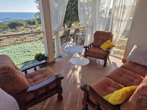 Seating area, City view, Sea view