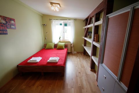 Bed, Photo of the whole room, Bedroom, towels, wardrobe