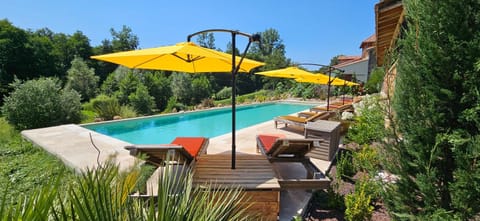 Spring, Natural landscape, Summer, Garden, Garden, Garden view, Garden view, Pool view, Pool view, Swimming pool, Swimming pool, sunbed