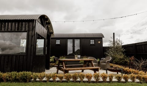 Shepherds Huts at Ballyness Farm Nature lodge in Northern Ireland