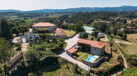 Property building, Spring, Day, Natural landscape, Bird's eye view, Mountain view