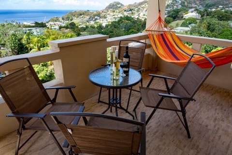 Day, Natural landscape, View (from property/room), Balcony/Terrace, Seating area, Sea view