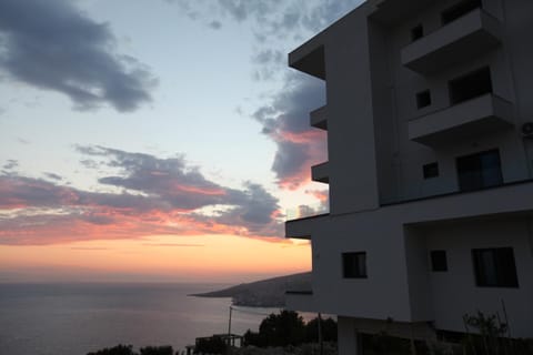 Property building, Sunset