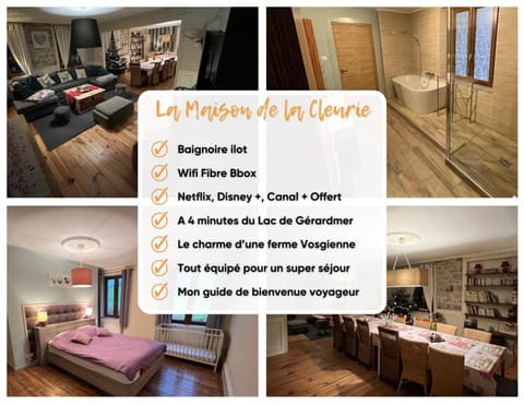 Gîte de charme jusqu'à 14 personnes, Proche du lac de Gérardmer House in Gérardmer