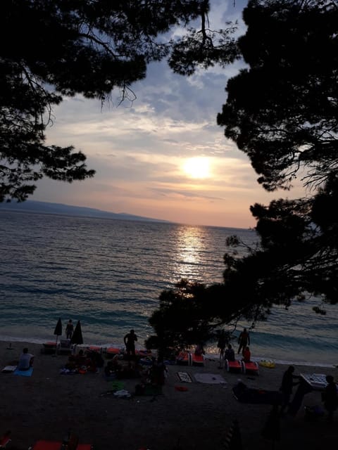 Beach, Sea view, Sunset