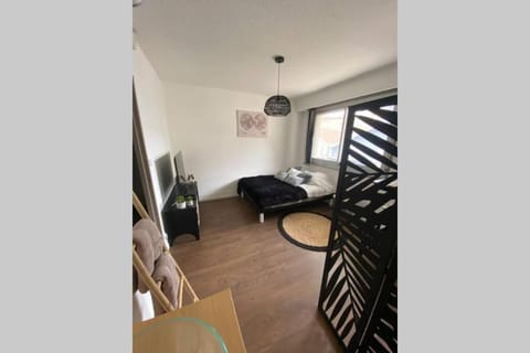 Bed, TV and multimedia, Living room, Photo of the whole room, Seating area, Bedroom