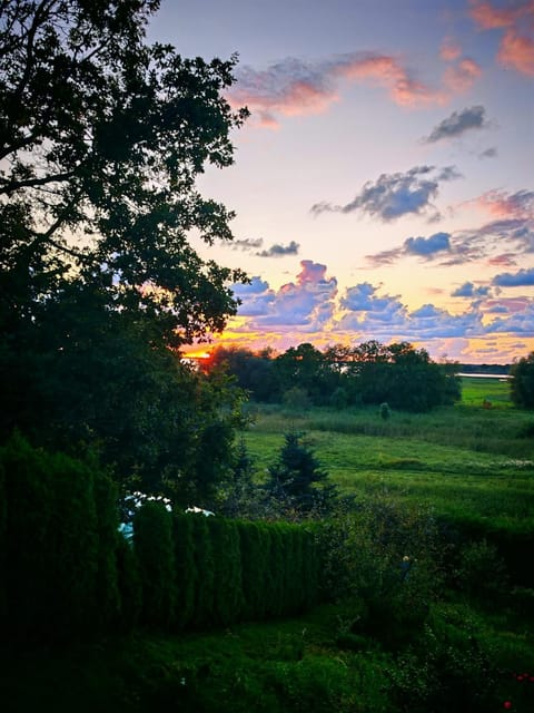 Natural landscape, Lake view, Sunset