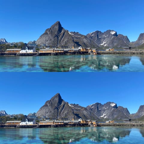 Day, Natural landscape, Mountain view, River view