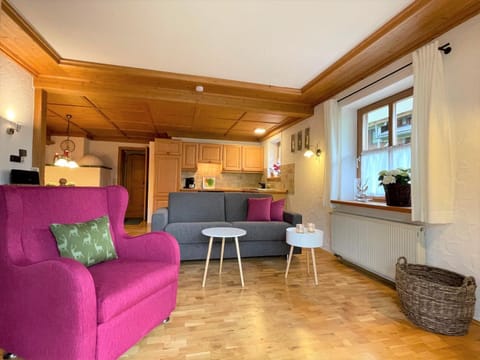 Kitchen or kitchenette, Living room, Seating area