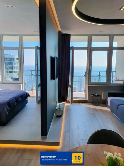 Balcony/Terrace, Living room, Sea view