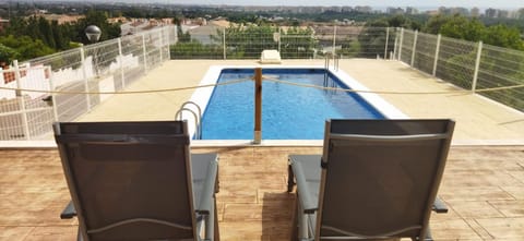 View (from property/room), Pool view, Swimming pool, Swimming pool, sunbed