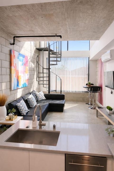 TV and multimedia, Kitchen or kitchenette, Living room, Photo of the whole room