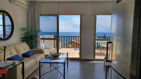 View (from property/room), Living room, Sea view