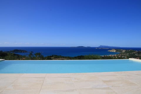 View (from property/room), Balcony/Terrace, Pool view, Sea view, Swimming pool