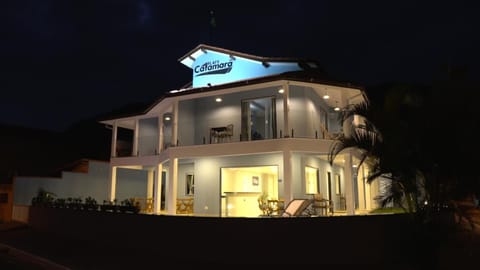 Property building, Night, View (from property/room), Balcony/Terrace