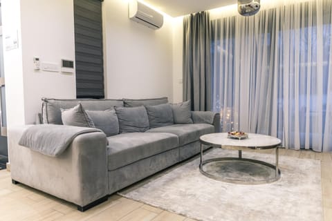 Living room, Seating area, air conditioner