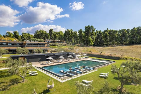 Bird's eye view, Pool view
