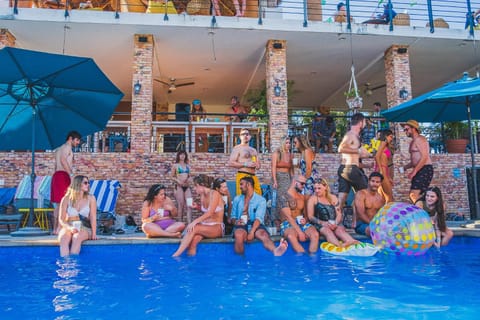 Day, People, Pool view, Swimming pool, group of guests, sunbed