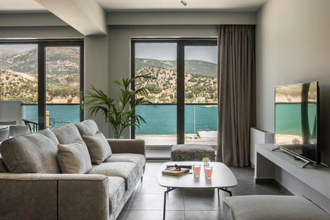 TV and multimedia, Balcony/Terrace, Living room, Seating area, Sea view