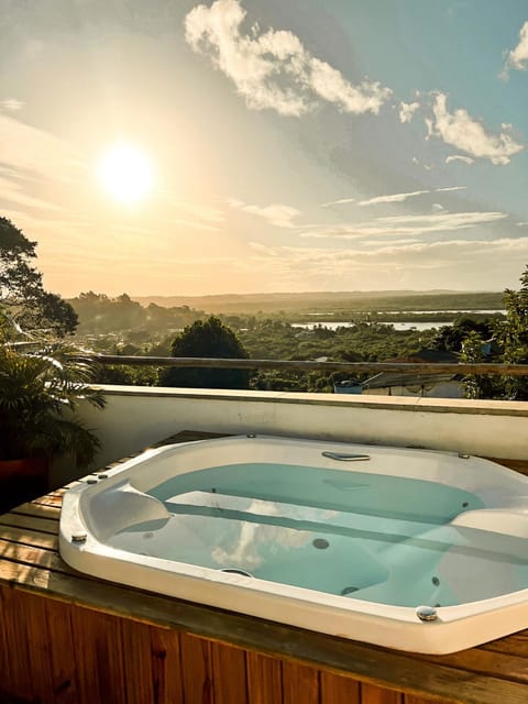 Natural landscape, Hot Tub, Sunrise, Sunset
