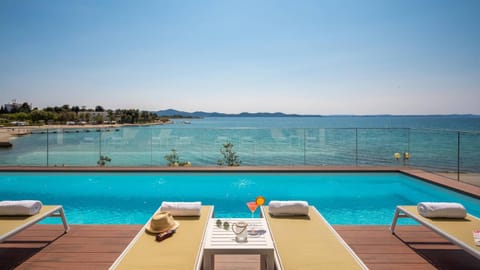 Pool view, Sea view, Swimming pool