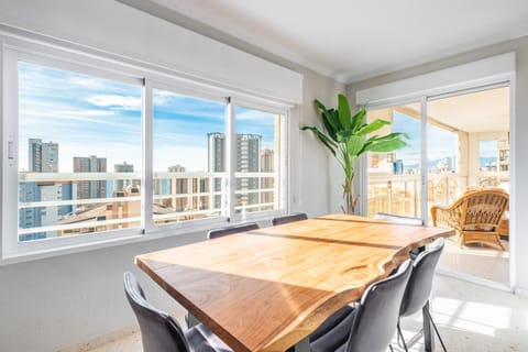 Day, Balcony/Terrace, Dining area, City view, Sea view
