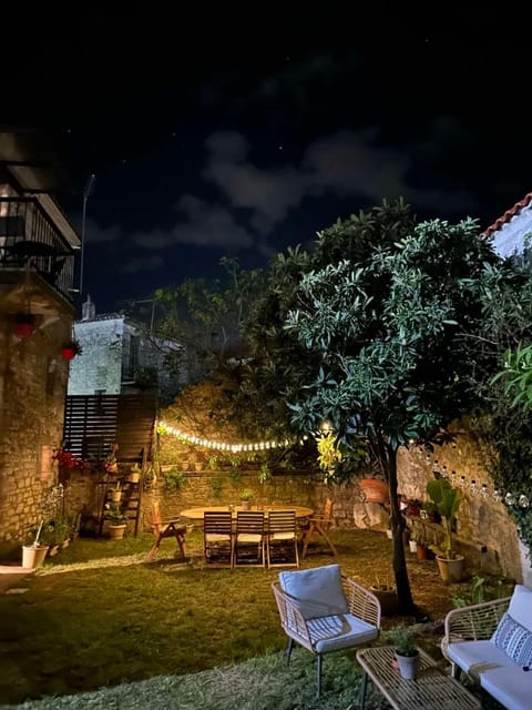 Patio, Night, Garden