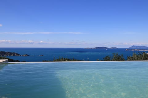 Pool view, Sea view, Swimming pool