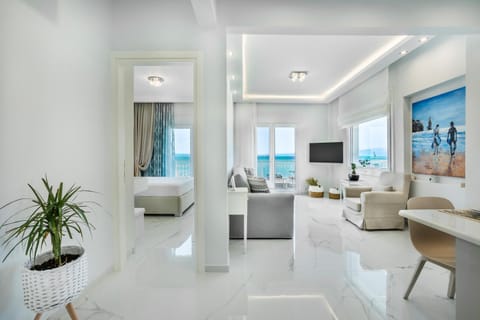 Living room, Seating area, Sea view