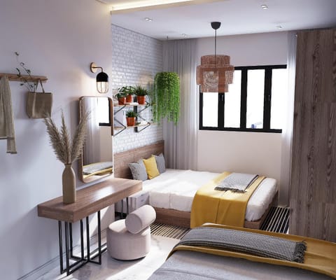 Bed, Bedroom