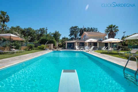 Villa Sporting with tennis court, swimming pool, football field near the beaches Villa in Sardinia