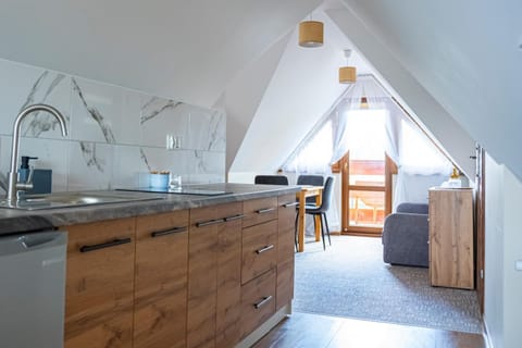 Kitchen or kitchenette, Breakfast, stove, kitchen