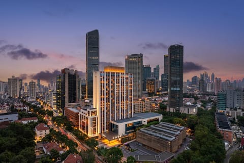 Property building, Night, City view