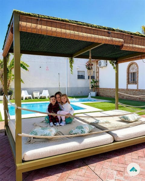 Patio, Day, People, Natural landscape, Guests, Pool view, Swimming pool, group of guests, sunbed