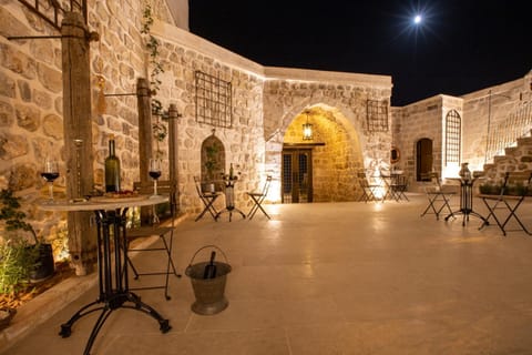 Patio, Facade/entrance, Night