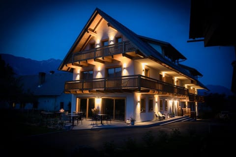 Property building, Night, Natural landscape, Mountain view