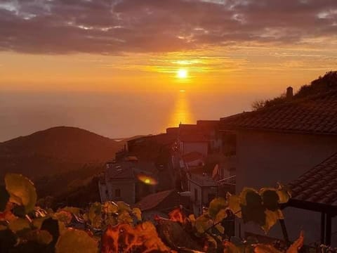 Bird's eye view, View (from property/room), Sea view, Sunset