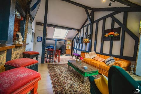 APPART New-yorkais FRIENDS ( Central PERK ) Apartment in Troyes