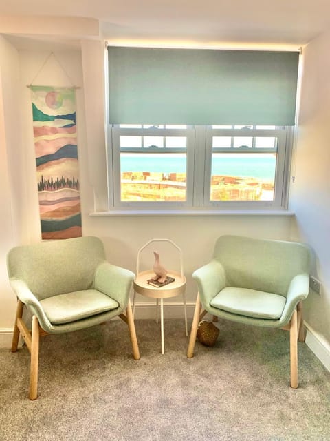 View (from property/room), Living room, Sea view