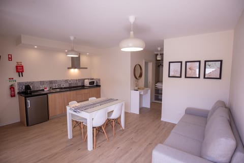 Kitchen or kitchenette, Living room, Dining area