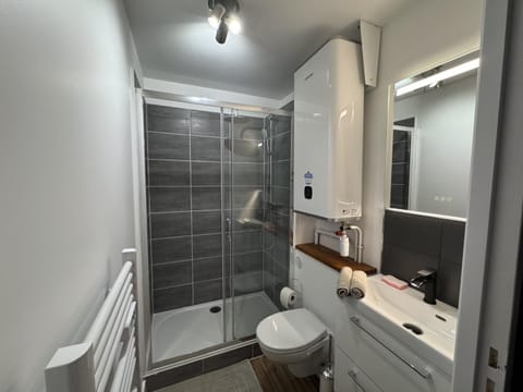 Shower, Toilet, Bathroom, towels