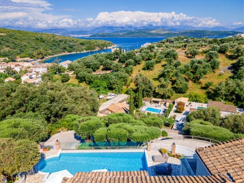 Property building, Day, Natural landscape, Bird's eye view, Pool view, Sea view, Swimming pool