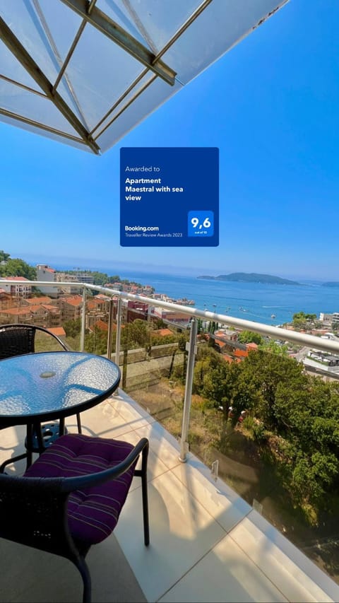 View (from property/room), Balcony/Terrace, Sea view