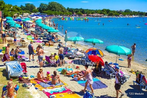 Beach, Lake view, sunbed