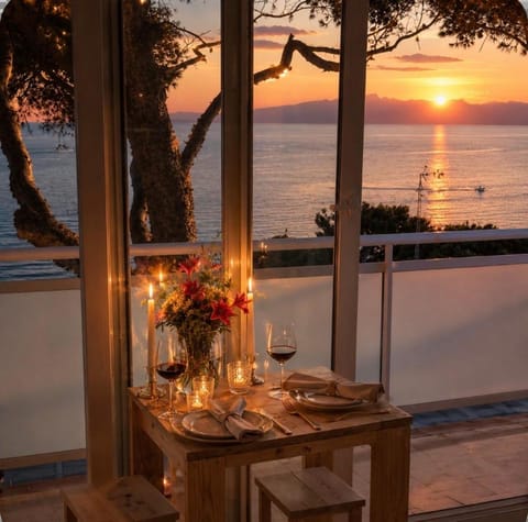Sea view, Sunset