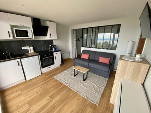 Kitchen or kitchenette, Living room