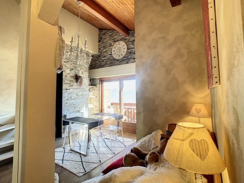 2 pièces + mezzanine au pied des pistes à Combloux - FR-1-560-73 Apartment in Combloux