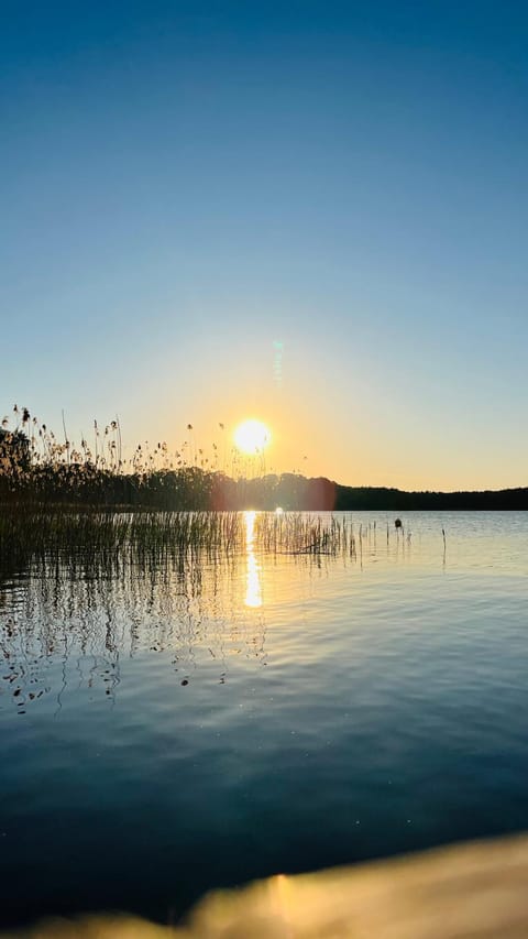 Natural landscape, Lake view, Sunset