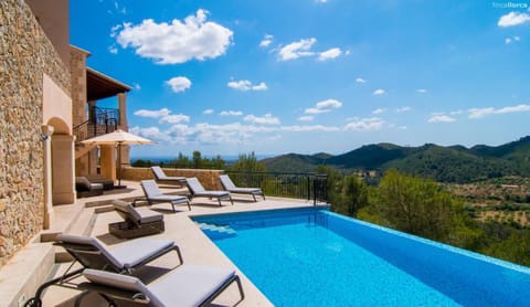 Property building, Living room, Swimming pool